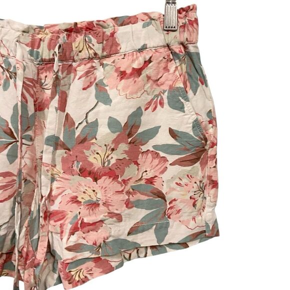 Loft Floral Drawstring Shorts in Size Medium - Picture 5 of 9